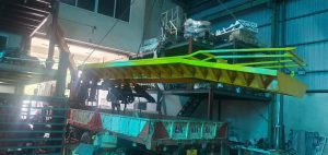 Xưởng sản xuất cầu dẫn xe nâng lên container