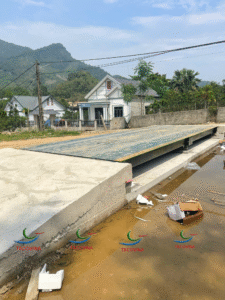 Hệ thống trạm cân ô tô 80 tấn lắp nổi 