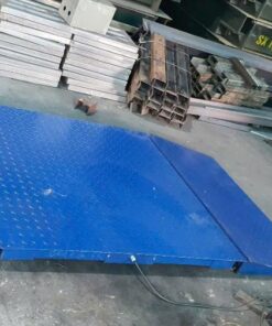 cân sàn điện tử 2 đầu dốc