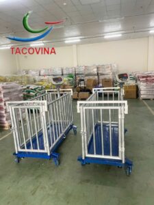 cân sàn lồng tháo dời được