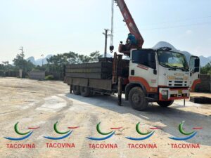 VẬN CHUYỂN BÀN CÂN Ô TÔ VÀO VỊ TRÍ LẮP ĐẶT