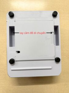 tay cầm để di chuyển cân