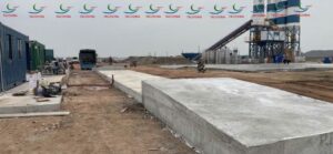 MÓNG CÂN ĐIỆN TỬ 120 TẤN SAU KHI HOÀN THÀNH