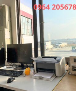 PHÒNG TRỰC TRẠM CÂN Ô TÔ 80 TẤN ĐƯỢC KẾT NỐI VỚI MÁY TÍNH VÀ MÁY IN
