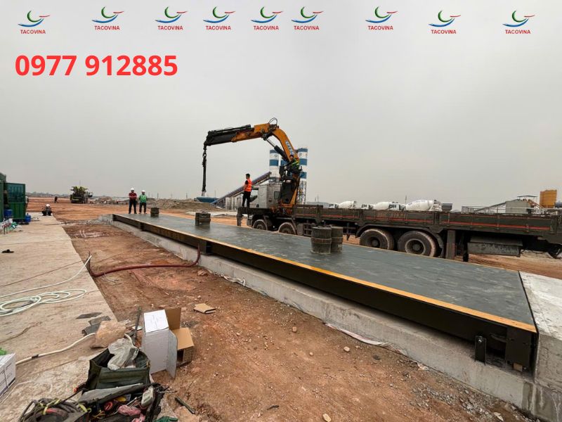 TRẠM CÂN ĐIỆN TỬ Ô TÔ 100 TẤN KIỂM ĐỊNH ĐƯA VÀO SỬ DỤNG TRẠM CÂN ĐIỆN TỬ Ô TÔ 100 TẤN KIỂM ĐỊNH ĐƯA VÀO SỬ DỤNG