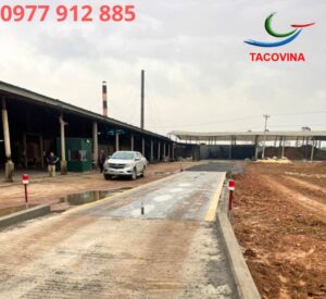 TRẠM CÂN XE TẢI 120 TẤN VỚI KIỂU LẮP NỔI KÍCH THƯỚC BÀN CÂN DÀI 18 M X RỘNG 3M