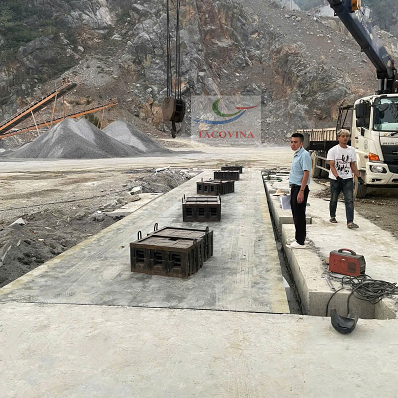 Tacovina Lắp Đặt Và Bàn Giao Trạm Cân Điện Tử 120 Tấn (18m x 3m) Sử Dụng Thiết Bị Đồng Bộ MKCells Tại Thanh Hóa