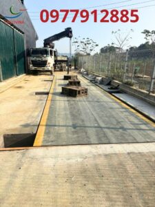 KIỂM ĐỊNH TRẠM CÂN Ô TÔ 60 TẤN ĐƯA VÀO SỬ DỤNG