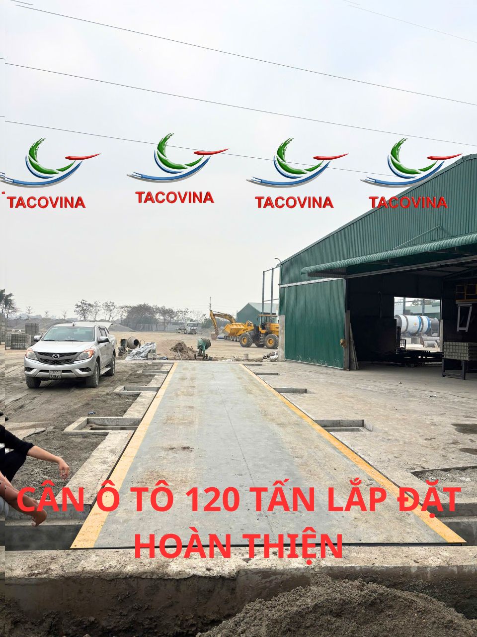 Lắp Đặt Trạm Cân Ô Tô Điện Tử 120 Tấn Tại Thường Tín, Hà Nội – Giải Pháp Từ Tacovina