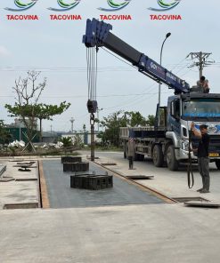 Lắp đặt Trạm cân xe tải 100 tấn tại Bắc Ninh - Kích thước 18m x 3m