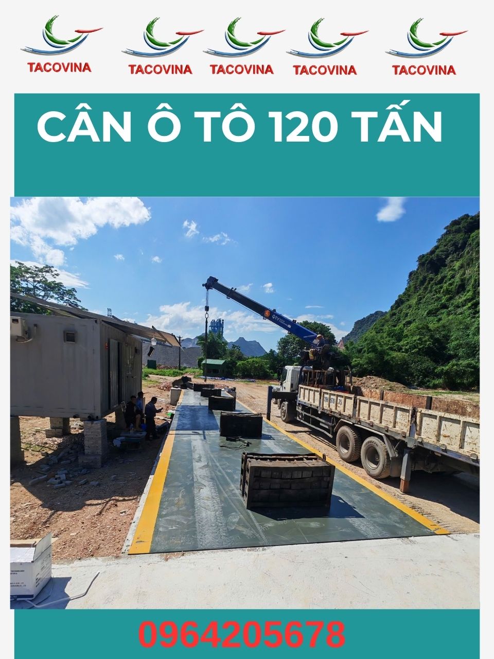 BÀN GIAO HỆ THỐNG CÂN Ô TÔ 120 TẤN (18M X 3M) KIỂU NỔI TẠI PHÚ THỌ – CHUYÊN DÙNG CHO MỎ ĐÁ CƯỜNG ĐỘ CAO