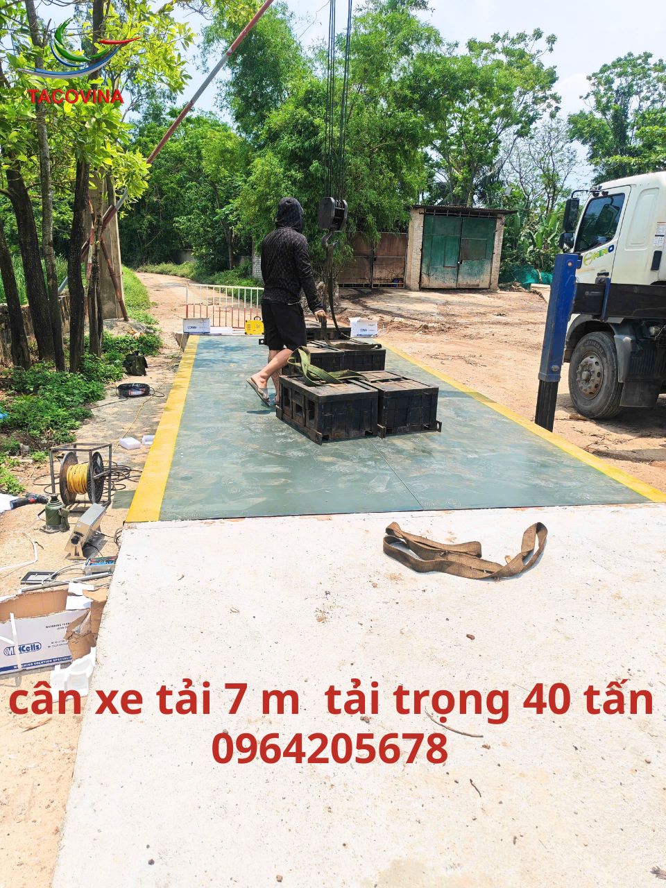 Lắp Đặt Cân Xe Tải 40 Tấn (7m x 3m) Kiểu Nổi Tại Bắc Ninh | Công Nghệ Kỹ Thuật Số Cao Cấp